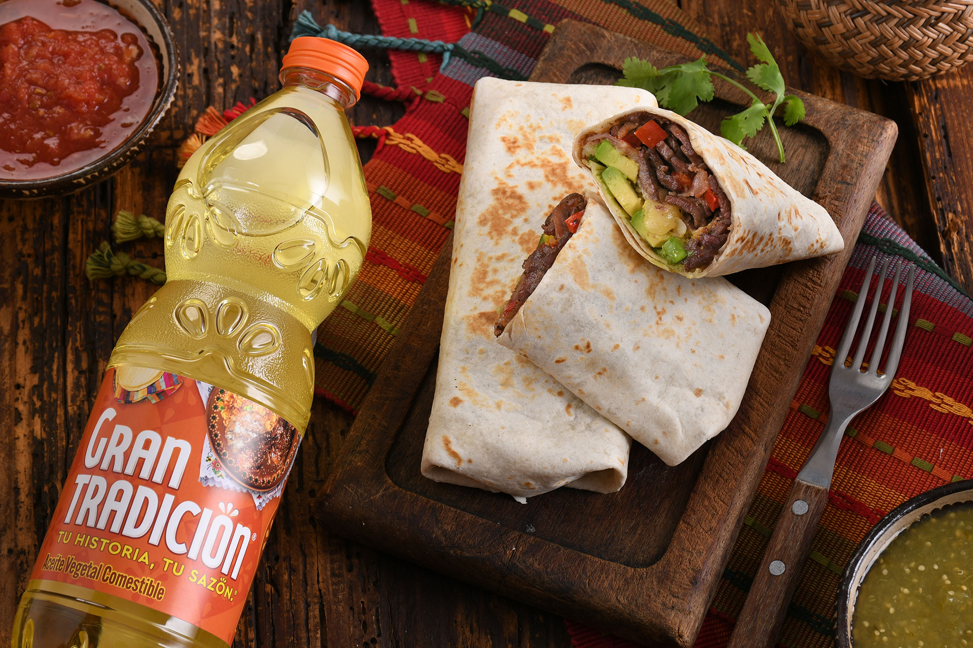 Burritos asada