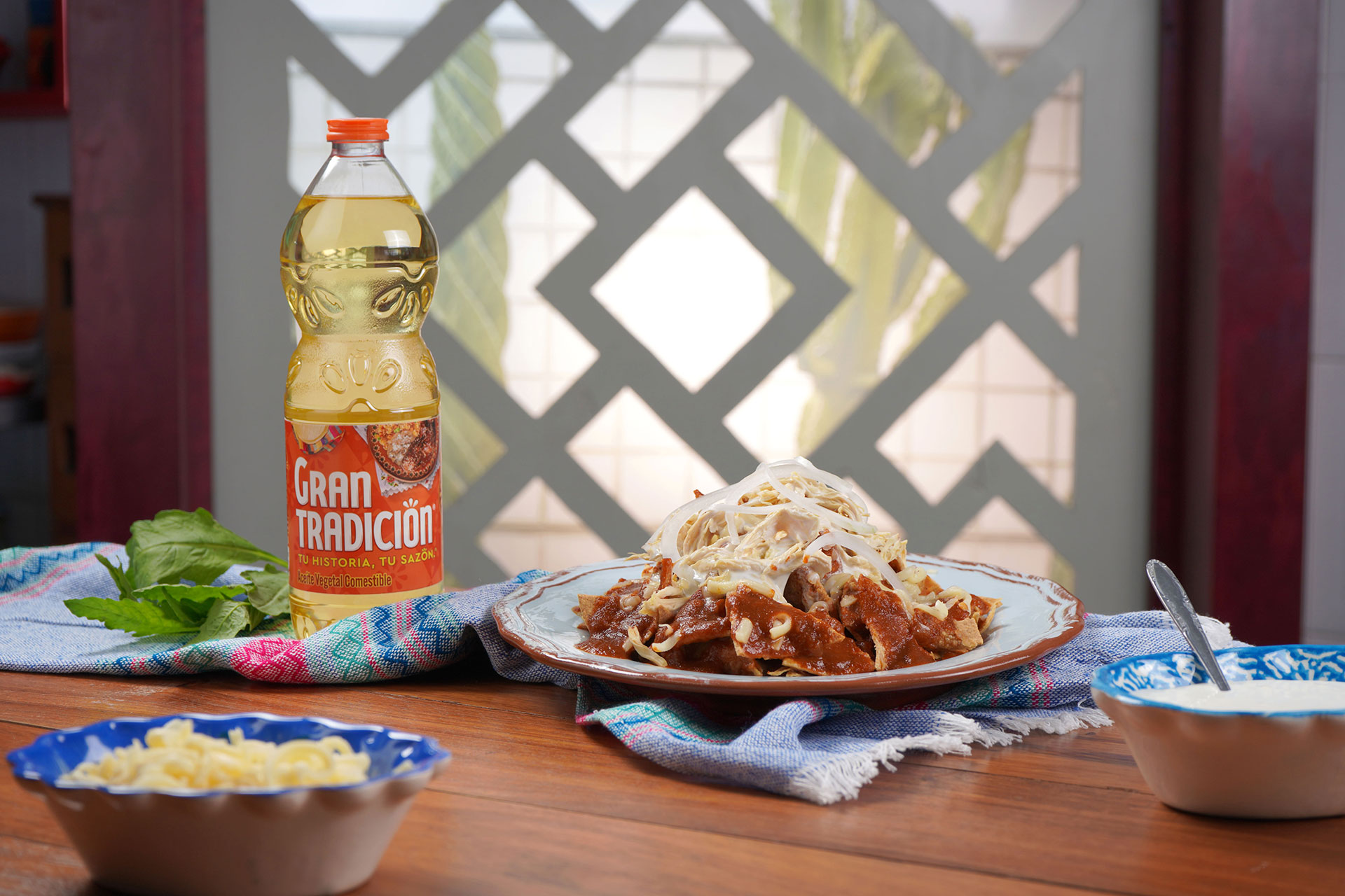 Chilaquiles de pasilla
