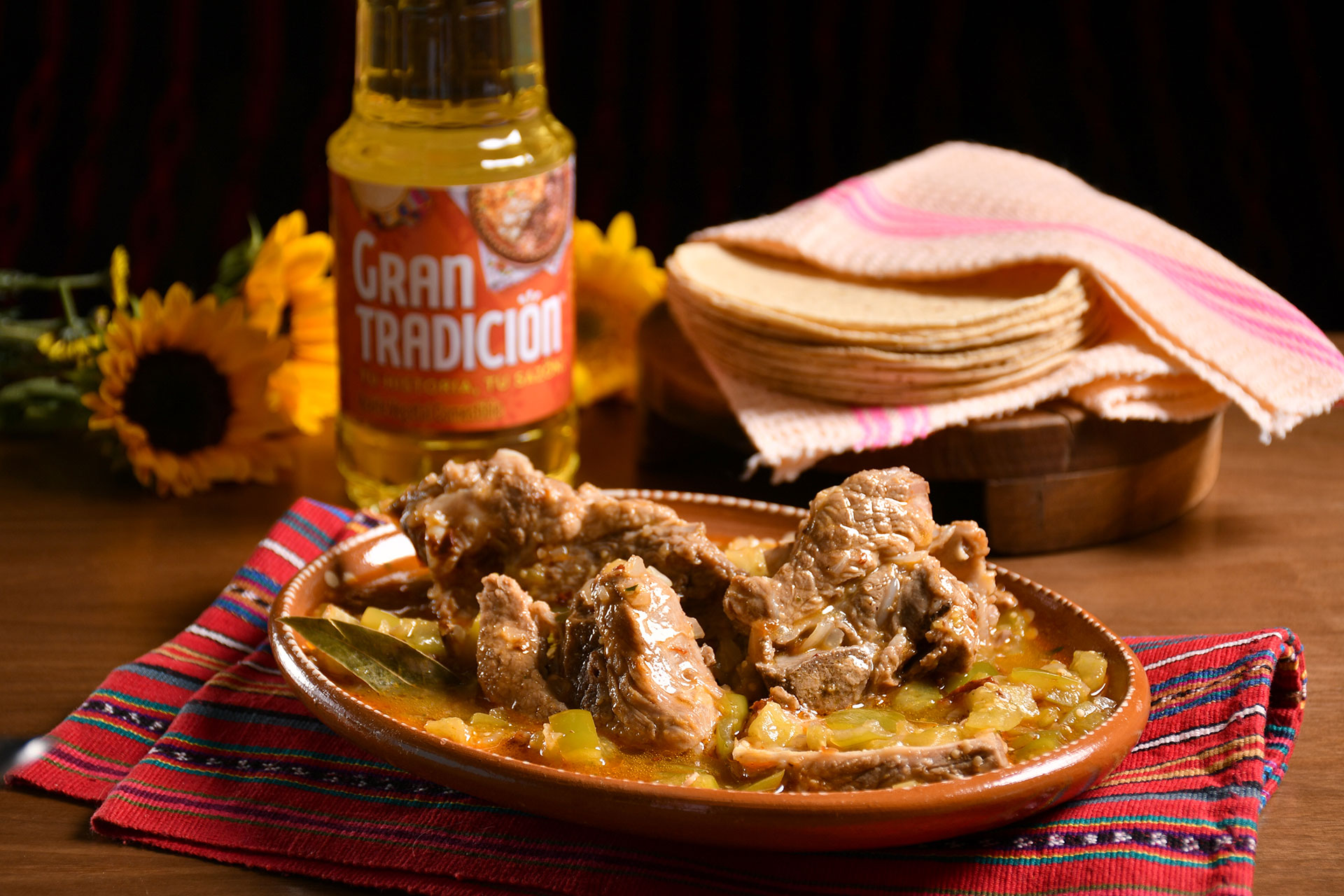 Chuletas en salsa verde