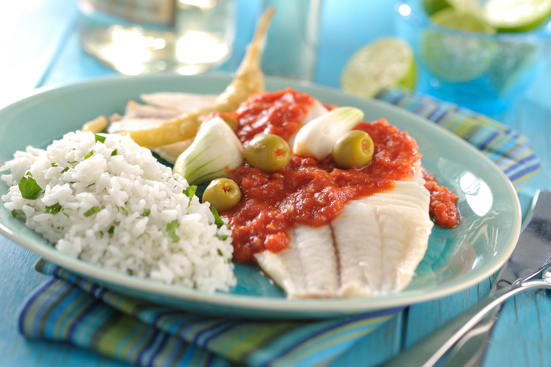 Filete de Pescado a la Mexicana